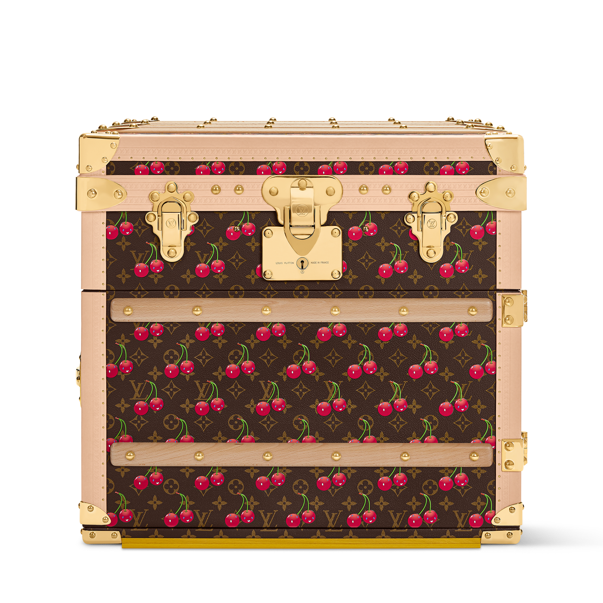 LV x TM Courrier Lozine Carré Cherry - Luxury Trunks and Suitcases